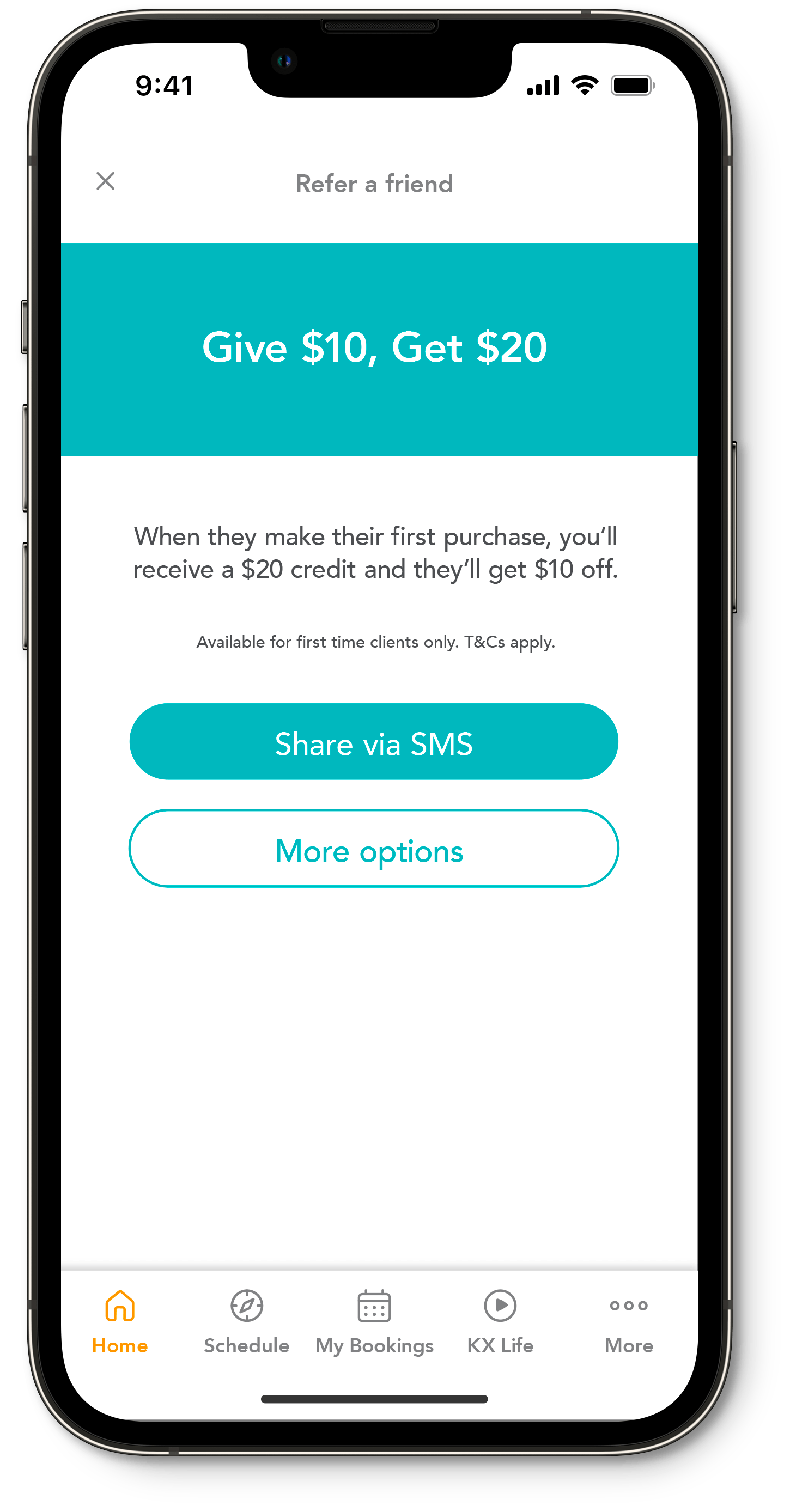 KX App Referral Offer
