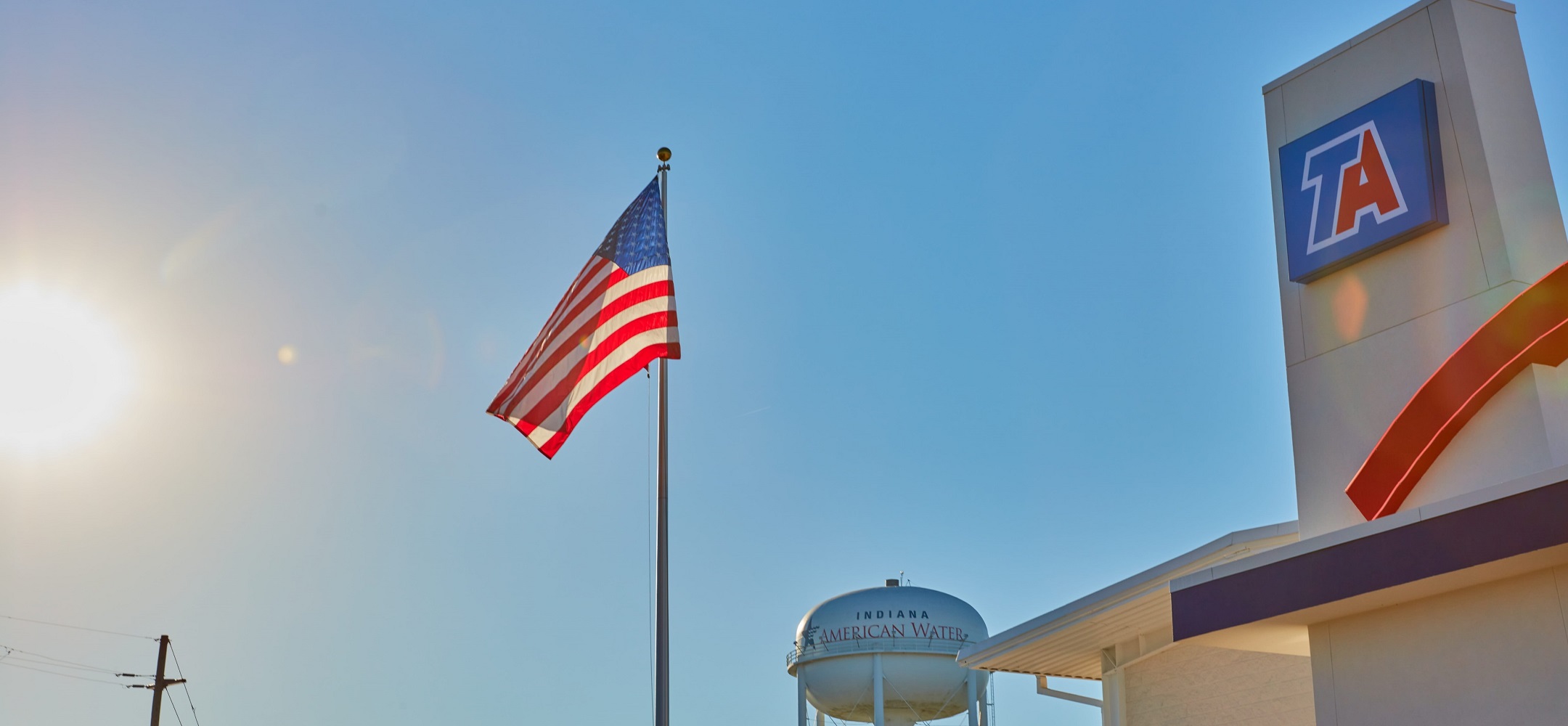 TravelCenters of America with flag (landscape).jpg