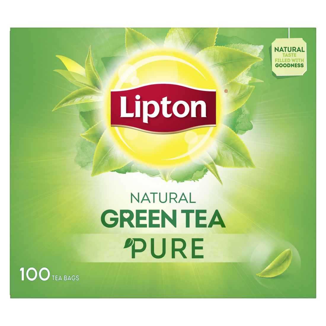 Lipton Green Tea Caffeinated Tea Bags 40 Count Box  Walmartcom