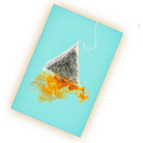 Pyramid type Ⓡ tea bag "Authentic tea aroma and taste!"