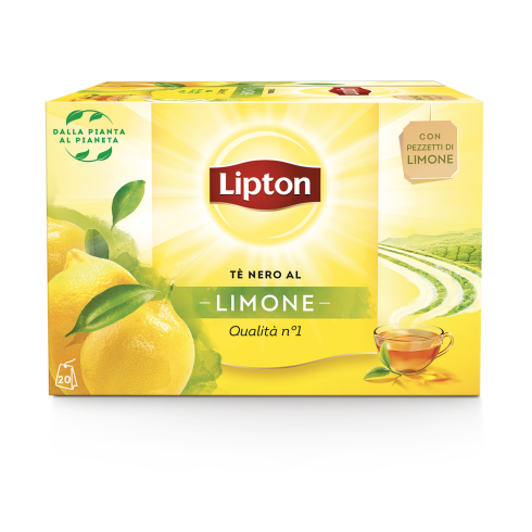 Lipton Tè Nero al Limone 20 filtri