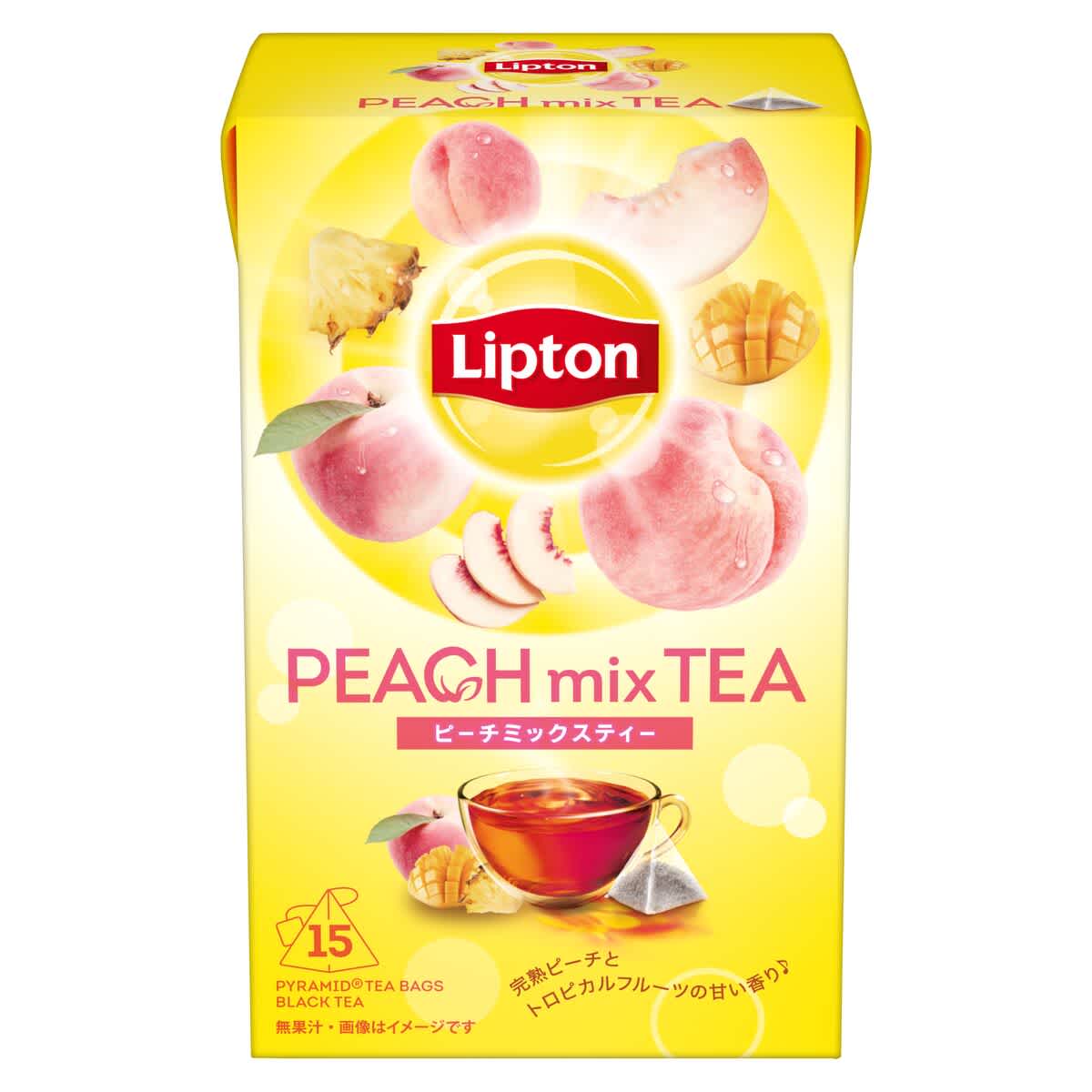 リプトン ピーチミックス ティーバッグ 15袋 | Lipton Japan
