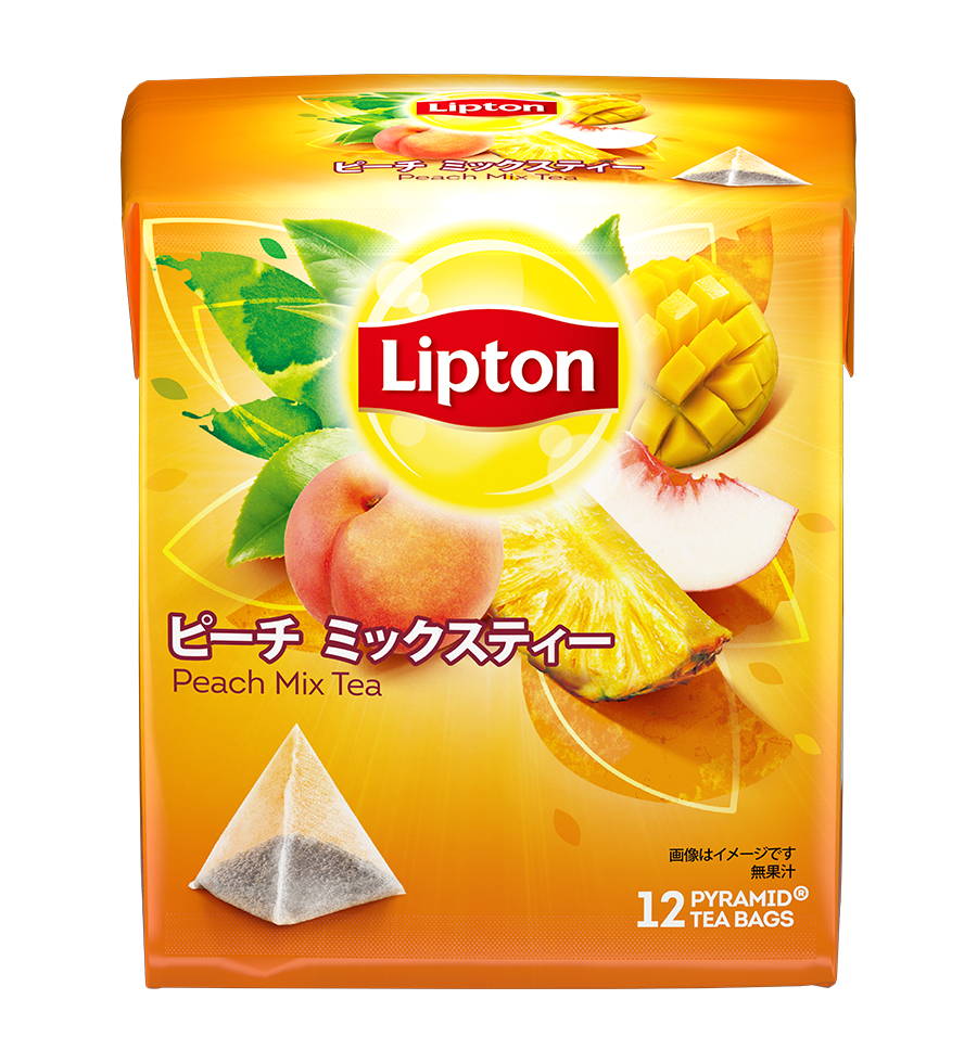 リプトン　ピーチ　ミックスティー　ティーバッグ　12袋-0 | Lipton Japan