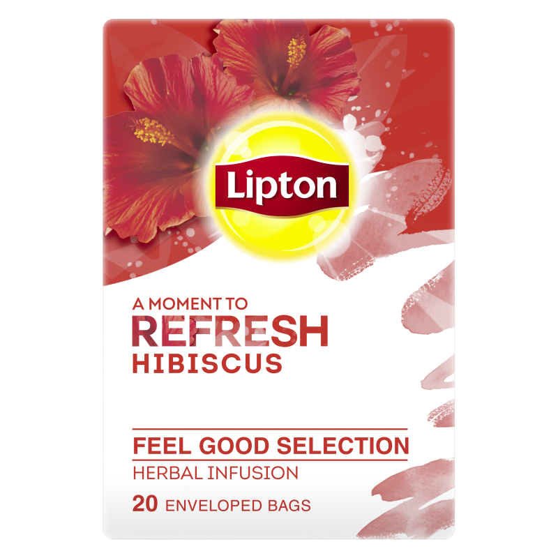 Lipton Herbal Infusion Hibiscus 16x20 Tea Bags (UAE)