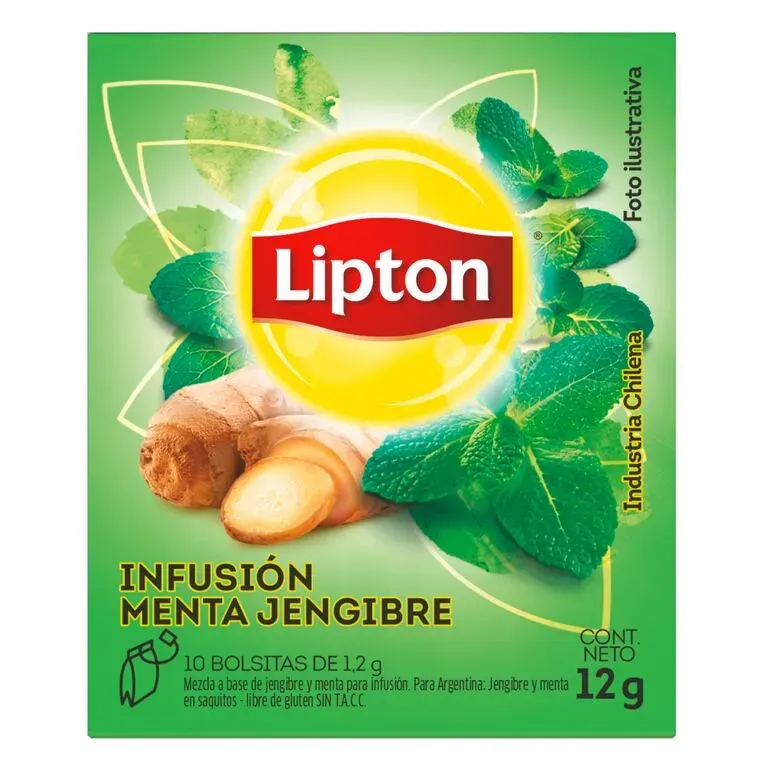 Lipton Infusion Menta Jengibre 10Bls