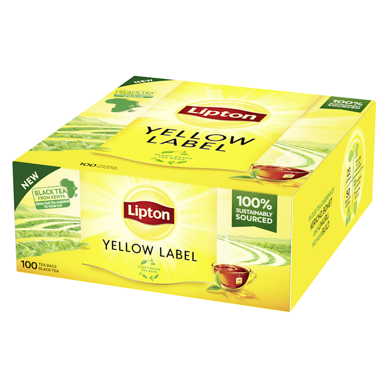 Buy Lipton Svart te Yellow Label 100 Tepåsar Lipton Tea Sweden