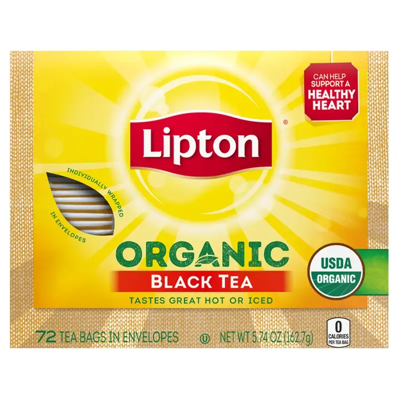 Organic Black Tea 72 Tea Bags 