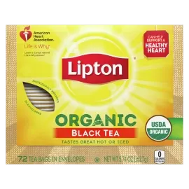 Organic Black Tea 72 Tea Bags 