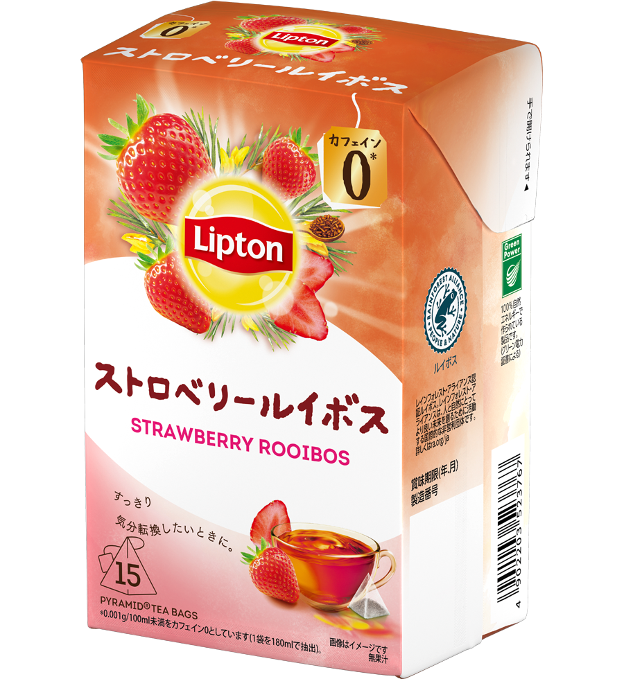 リプトン　ストロベリールイボス　ティーバッグ　15袋-1 | Lipton Japan