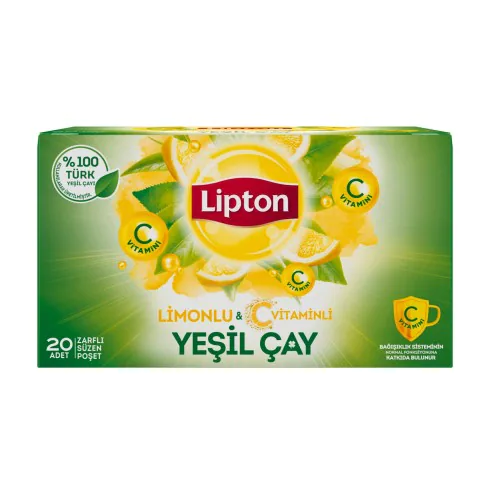 Limonlu C Vitaminli Yeşil Çay 20'li