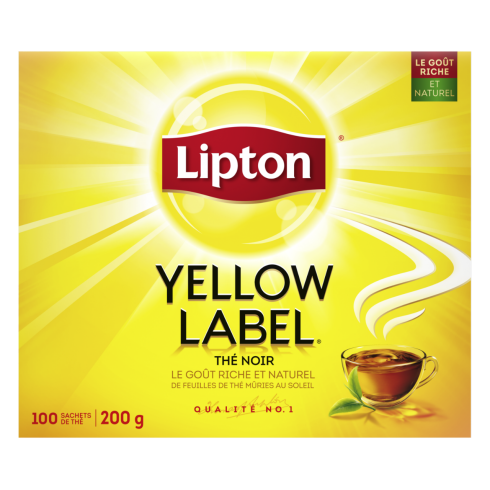 Thé noir Lipton® Yellow Label®