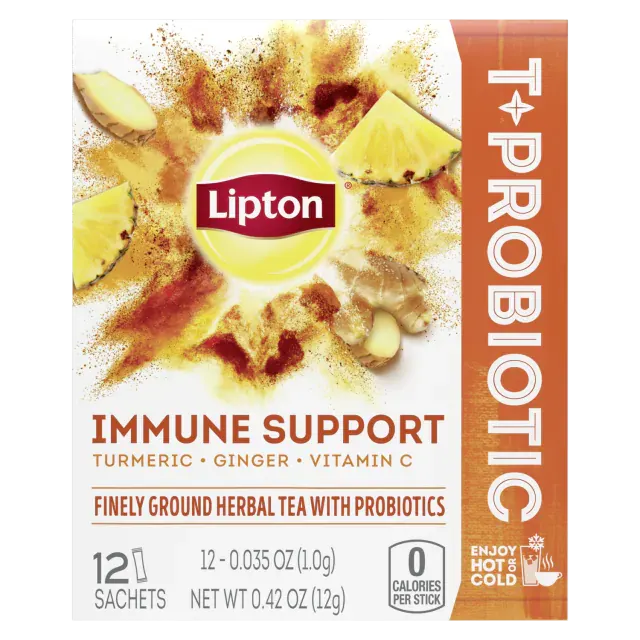 Tea + Probiotic Immune Support Powdered Tea Sachets