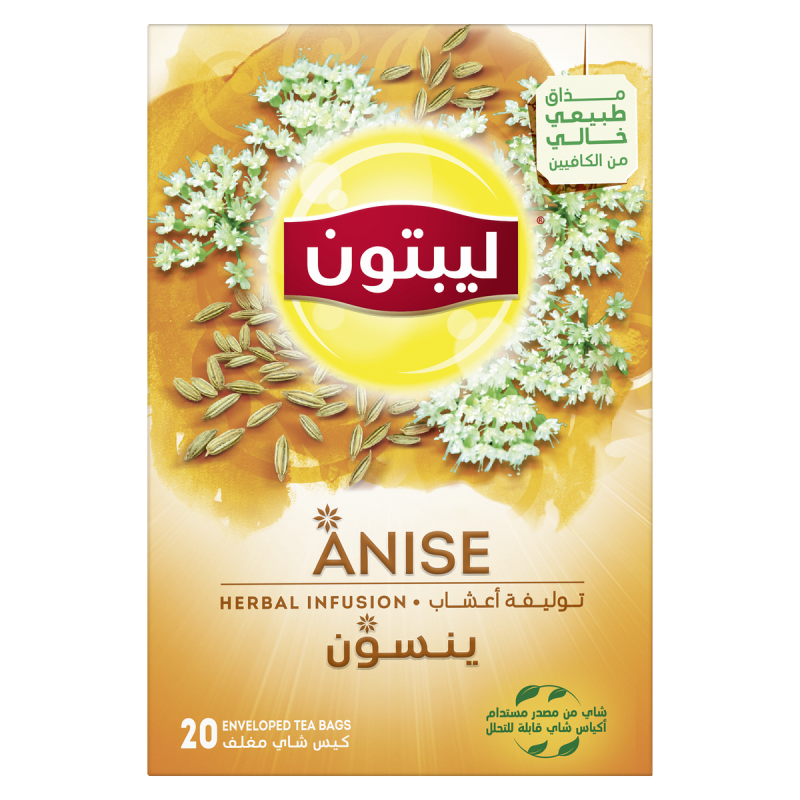 Lipton Anise Herbal Infusions 20 Tea Bags 
