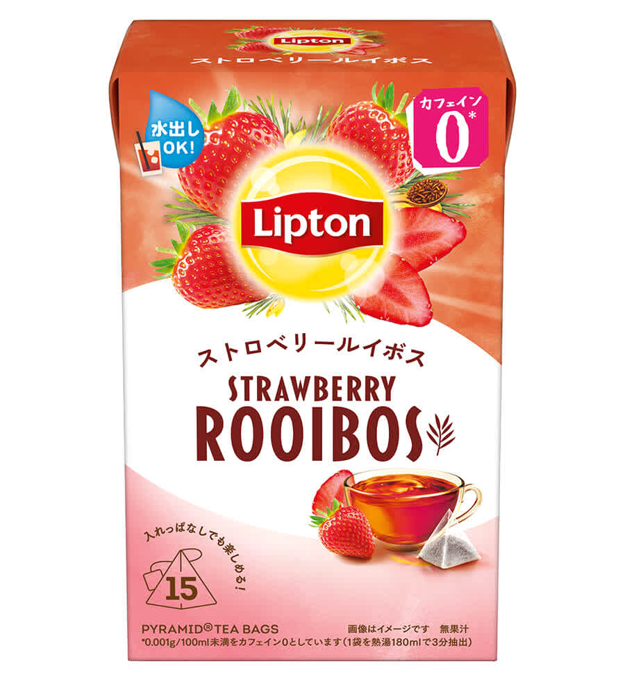 リプトン ストロベリールイボス ティーバッグ 15袋 | Lipton Japan