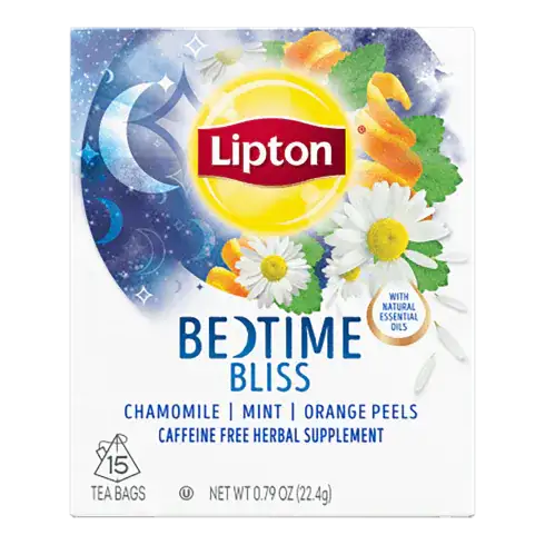 Lipton Stress Less Herbal Supplement Tea Bags Cinnamon, Chamomile, and  Lavender