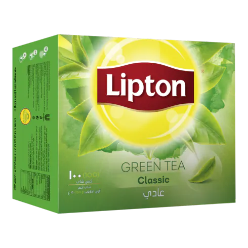 ليبتون شاي اخضر كلاسيك ١٠٠ فتلة