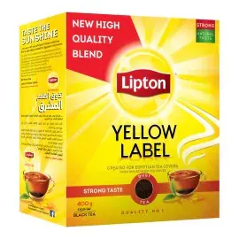 lipton yellow label black dust tea 400gm