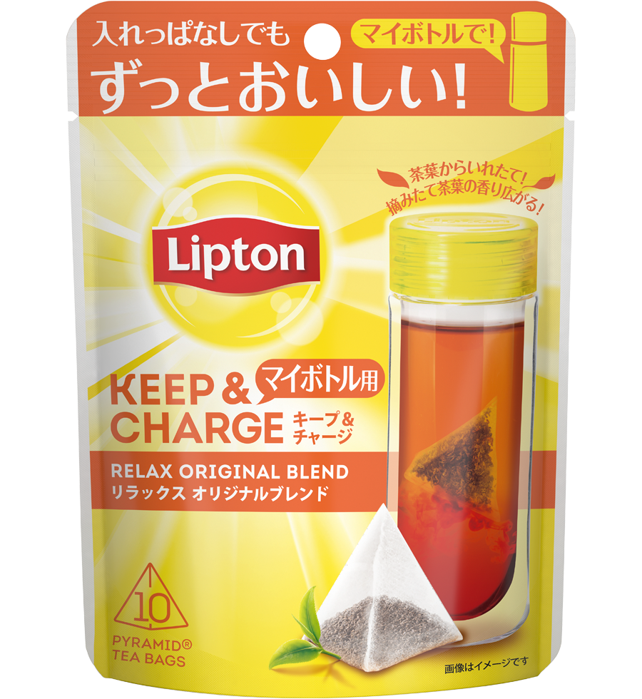リプトン　キープ＆チャージ　リラックス　オリジナルブレンド　ティーバッグ 10 袋-0 | Lipton Japan