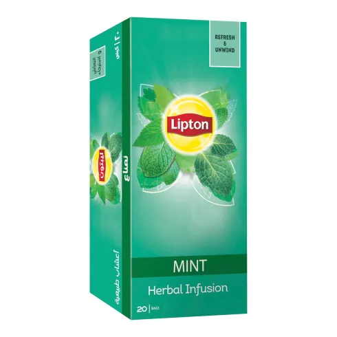 Lipton Herbal Tea Bags Mint 20 Tea Bags