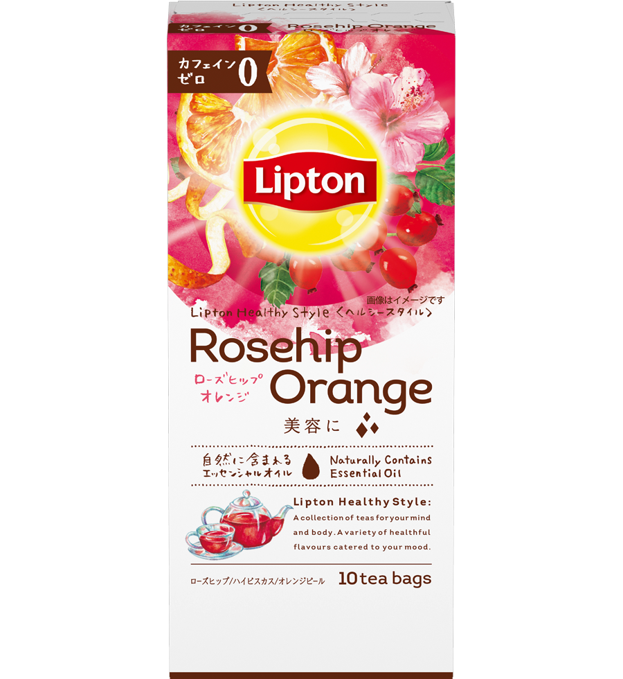 リプトン　ヘルシースタイル　ローズヒップ・オレンジティー ティーバッグ　10袋-0 | Lipton Japan