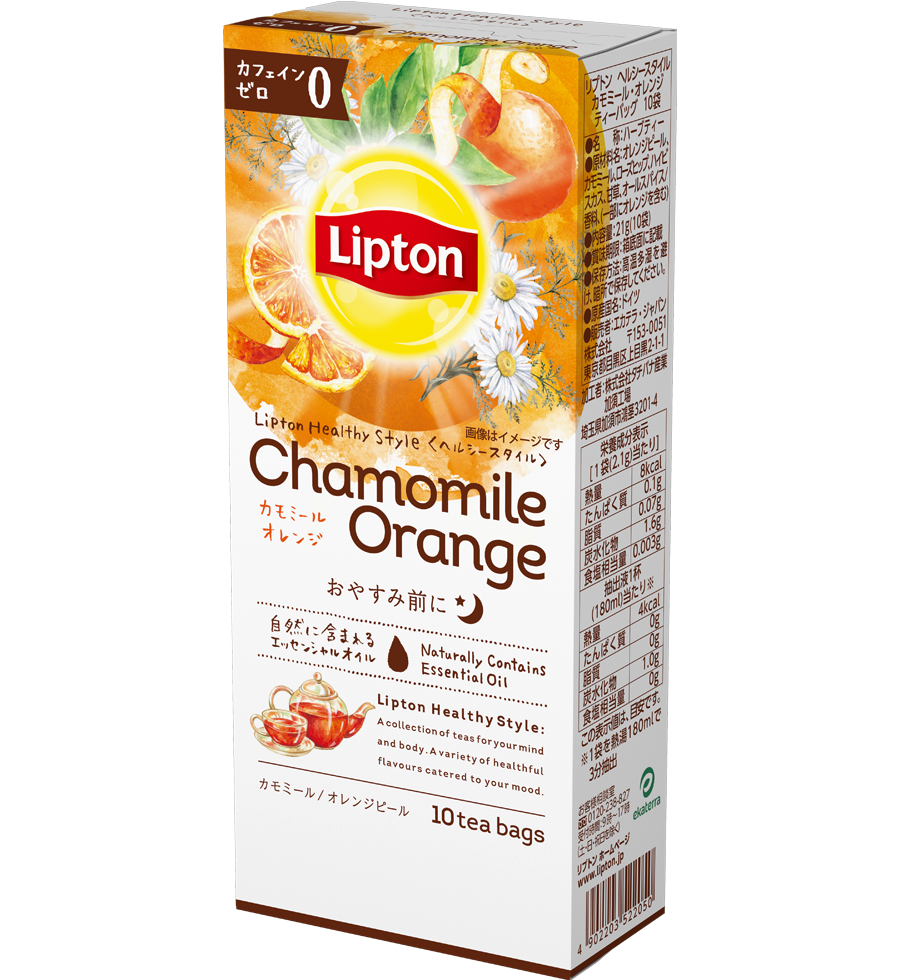 リプトン　ヘルシー スタイル　カモミール・オレンジ　ティーバッグ　10袋-2 | Lipton Japan