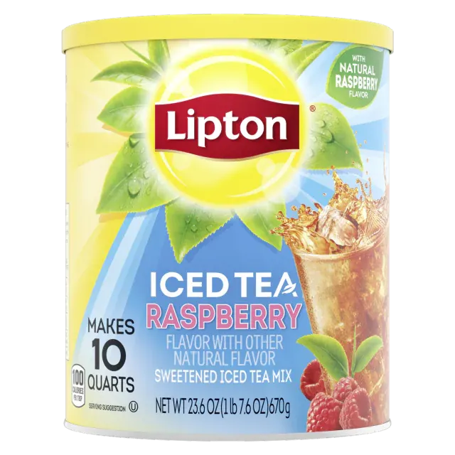 Raspberry Iced Tea, Mix Flavor of Lipton Iced Tea