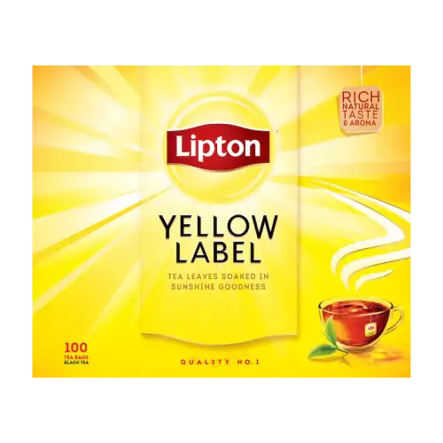 LIPTON - Sachet de thé Yellow Label 100 Pièce/s …