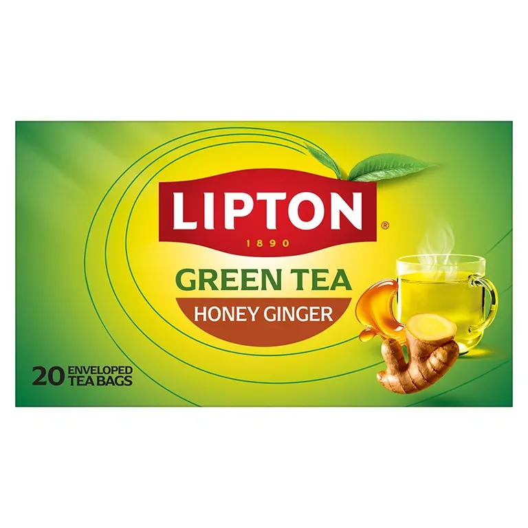 Lipton Honey Ginger Green Tea 20 Tea Bags