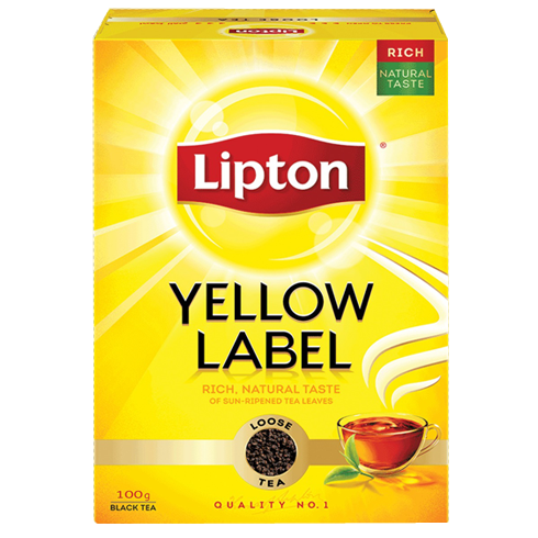 العلامة الصفراء شاي أسود فرط 100 غ