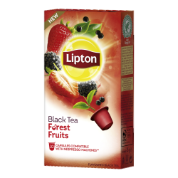Lipton Theecapsules Zwarte thee Bosvruchten 10 capsules
