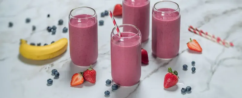 Green Tea Berry Banana Smoothie