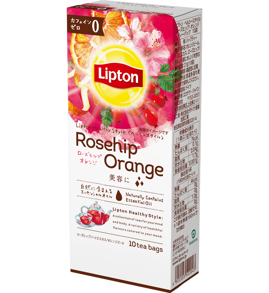 極美品　Montmartre New York  ローズオレンジ リプトン ヘルシースタイル ローズヒップ・オレンジティー ティー