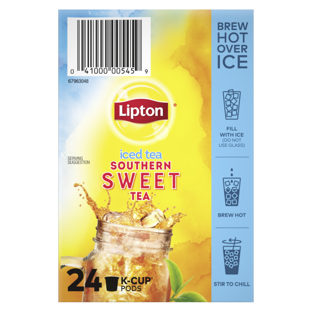 Lipton Iced Tea K-Cup Brewed Over Ice with Keurig K-Supreme & K