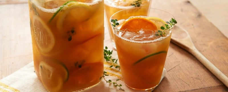 CITRUS-THYME ICED TEA