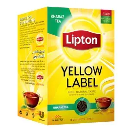 lipton yellow label black kharaz tea 100gm
