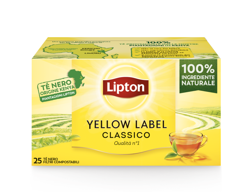 Lipton Tè nero Yellow Label 25 filtri