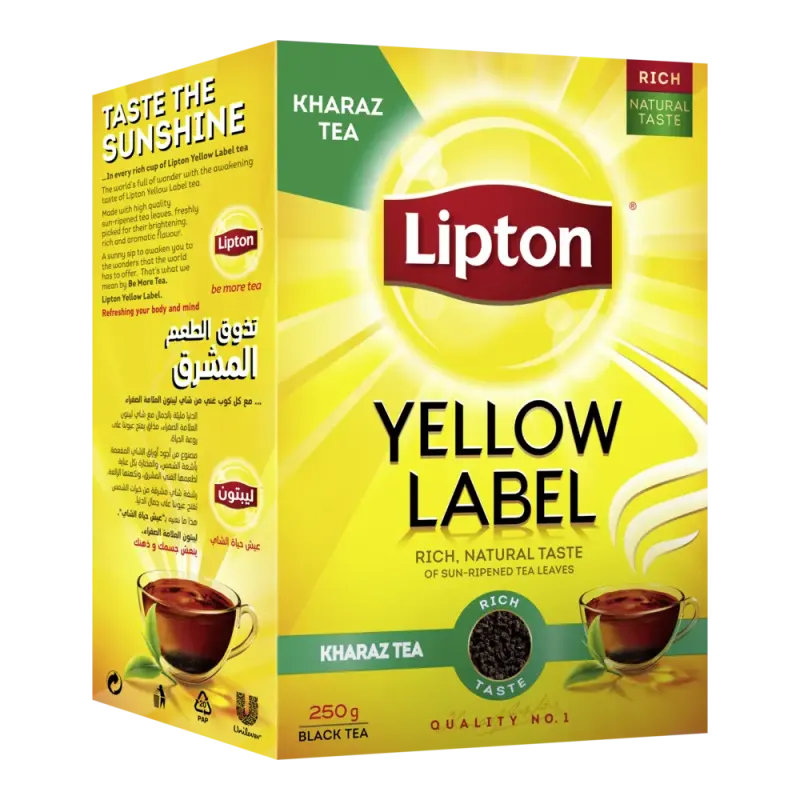 Lipton Yellow Label Black Kharaz Tea 250gm (1)