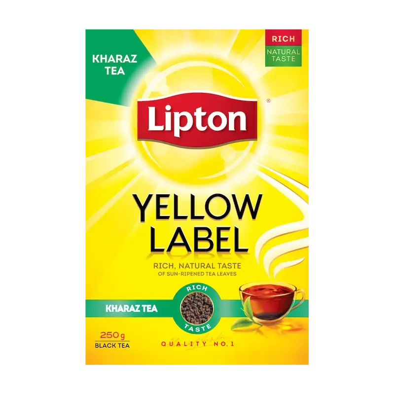 Lipton Yellow Label Black Kharaz Tea 250gm