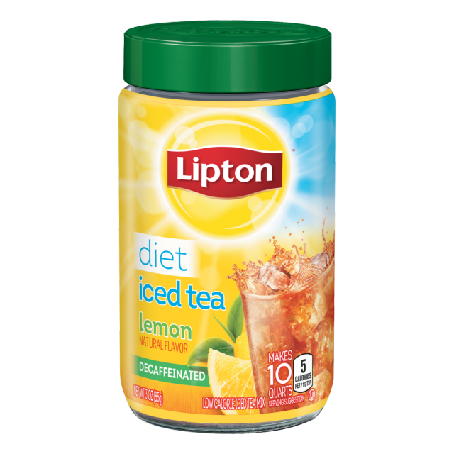 Decaffeinated Diet Lemon Iced Tea