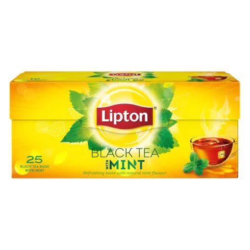 Lipton Earl Grey Lemon Flavored Black Tea 25 Tea Bags 50 g - Tesco Online,  Tesco From Home