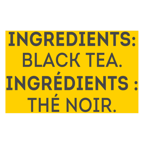 Lipton Thé Noir pour un goût riche et naturel Lipton Yellow Label 100 %  certifié Rainforest Alliance - 200 g