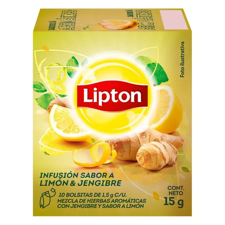Lipton Infusion Limon Y Jengibre 10Bls