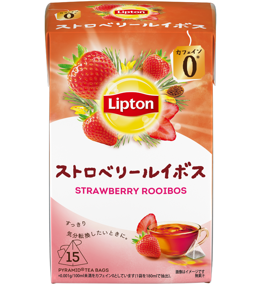 リプトン　ストロベリールイボス　ティーバッグ　15袋-0 | Lipton Japan