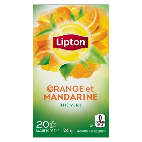 Thé vert orange et mandarine Lipton®