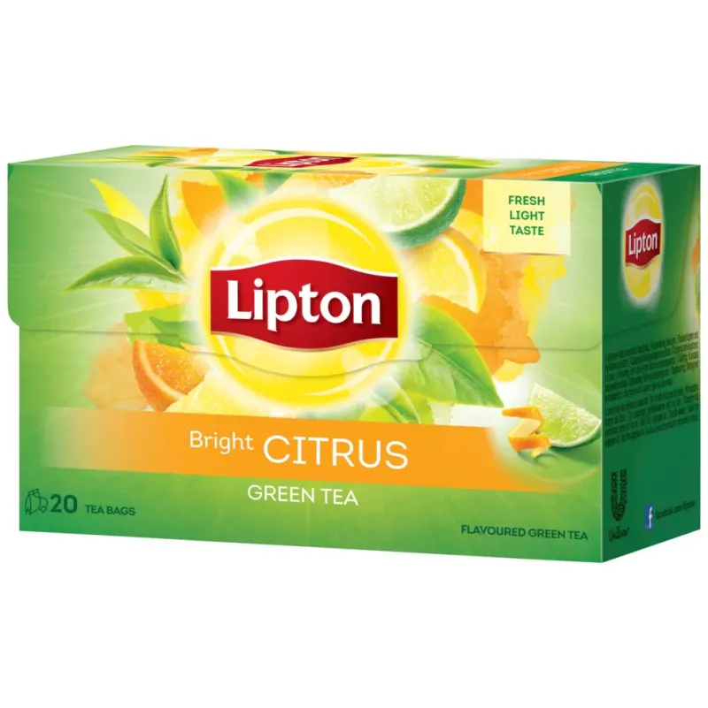 Lipton Groene thee Citrus 20 theezakjes