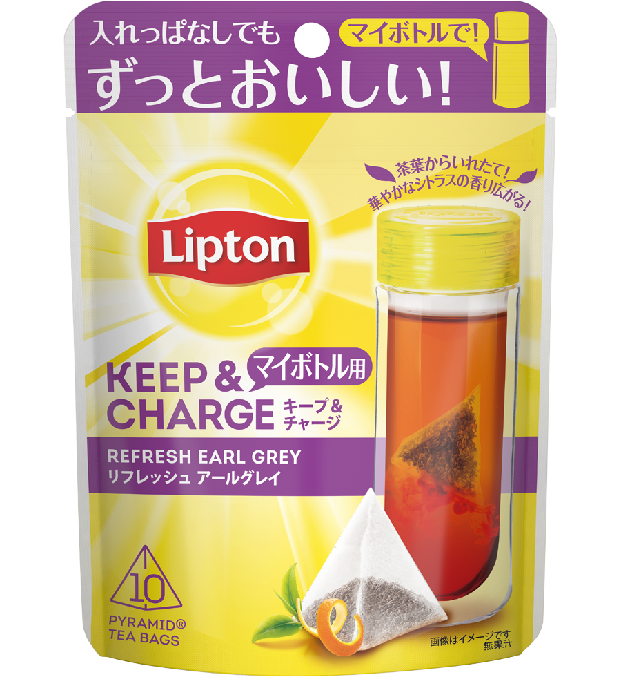 リプトン キープ＆チャージ リフレッシュ アールグレイ ティーバッグ 10袋-0 | Lipton Japan