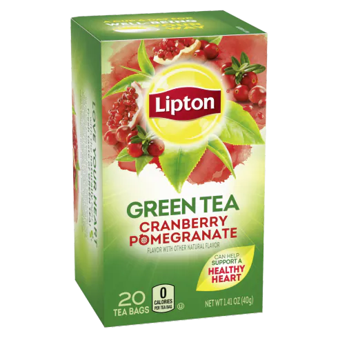 Lipton Green Tea Bags Flavored with Other Natural Flavors Peach Paradise  Can Help Support a Healthy Heart, 20 Count (Pack of 6)