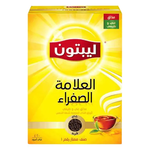 شاي أسود بالعلامة الصفراء، غير معبئٍ 200 غ