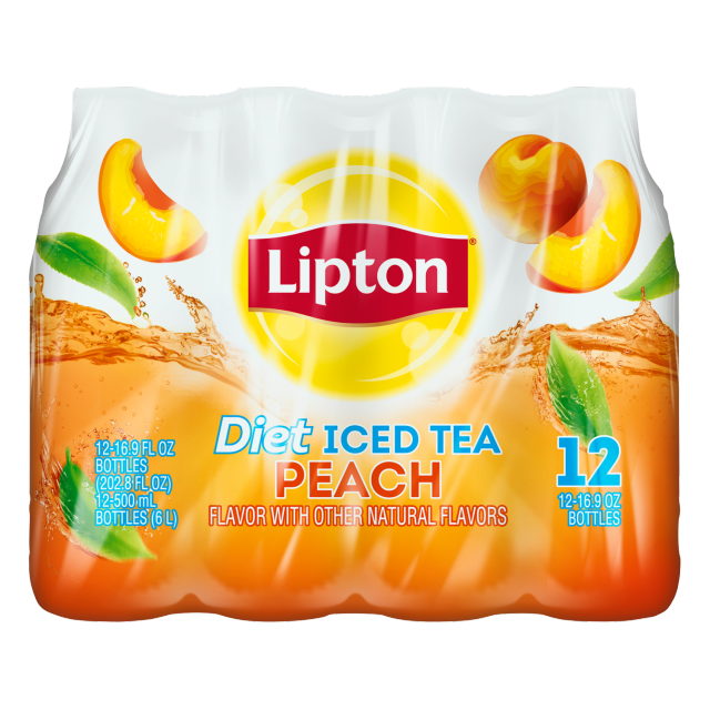 Black Diet Iced Tea with Peach 12 Pack