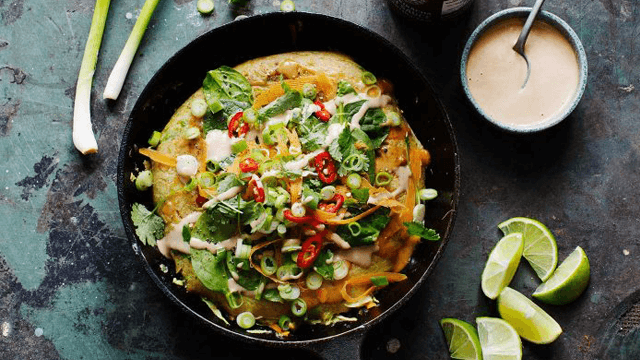 Japansk kålpannkaka – okonomiyaki